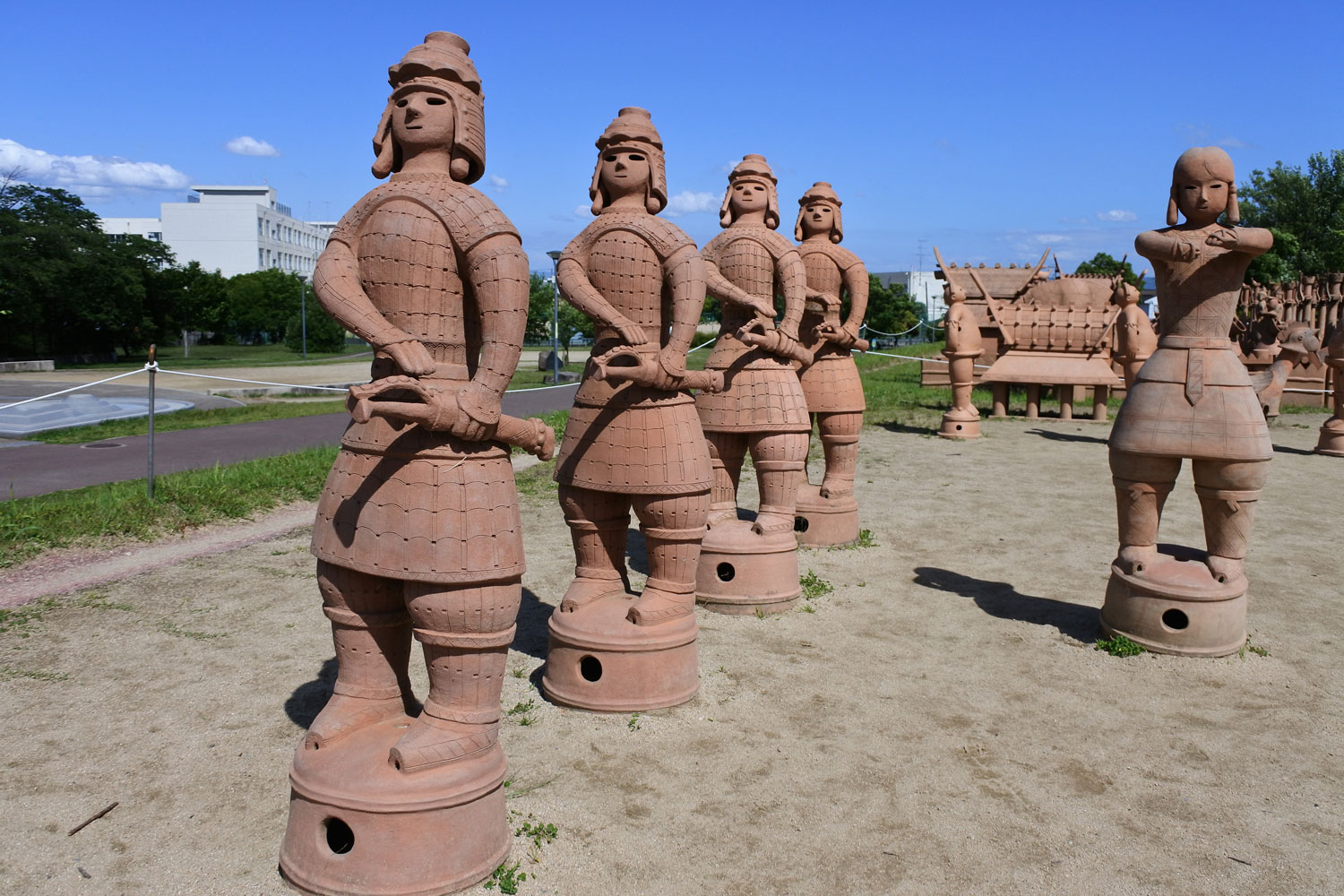 今城塚古墳公園の埴輪