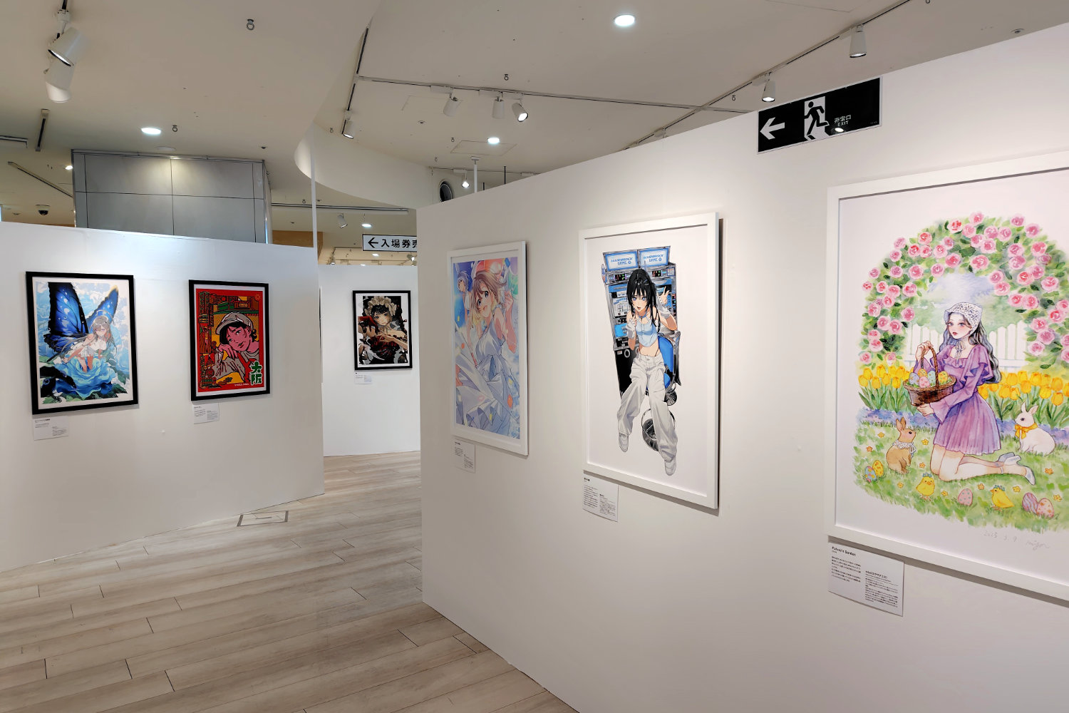 ILLUSTRATORSEXPO会場内の写真