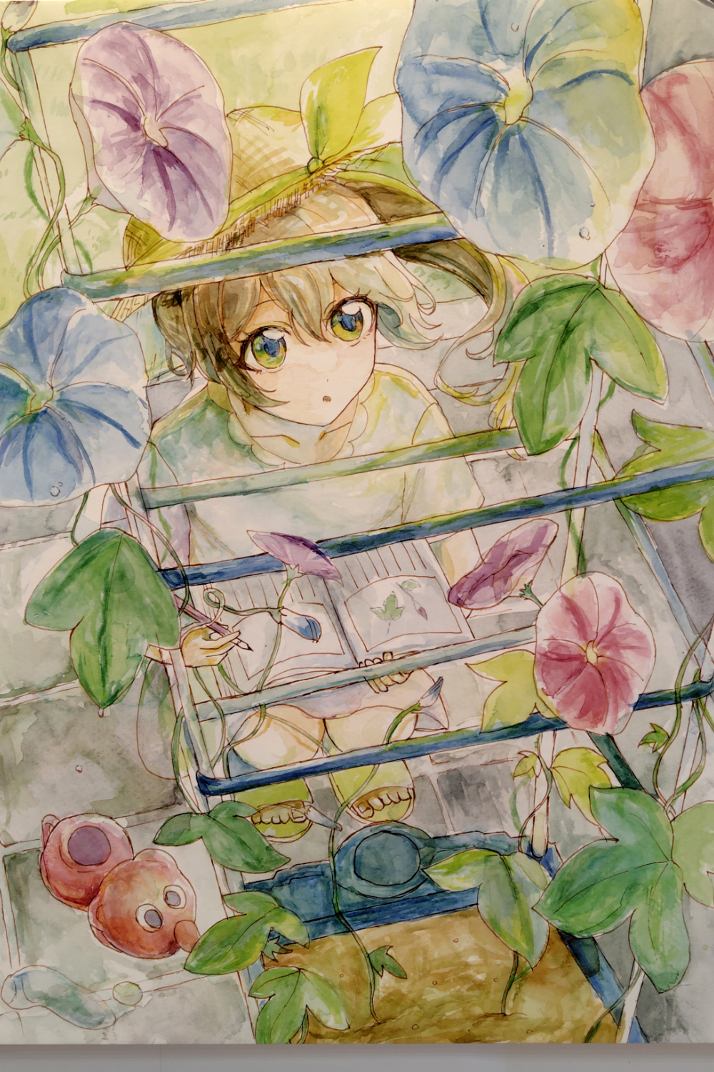 絵師100人展15_学生作品の写真