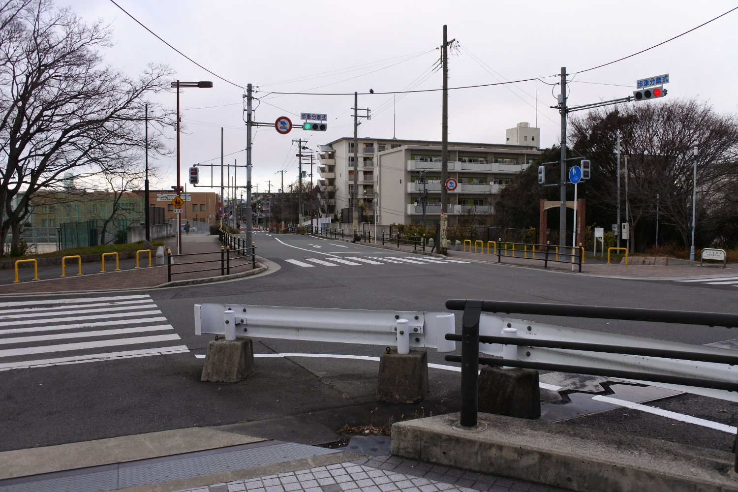 下高野橋の曲がり角2の写真