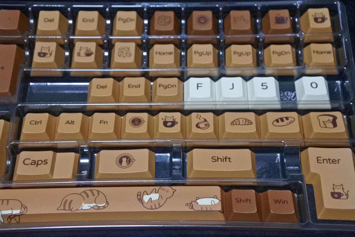 コーヒー猫キャップの拡大写真