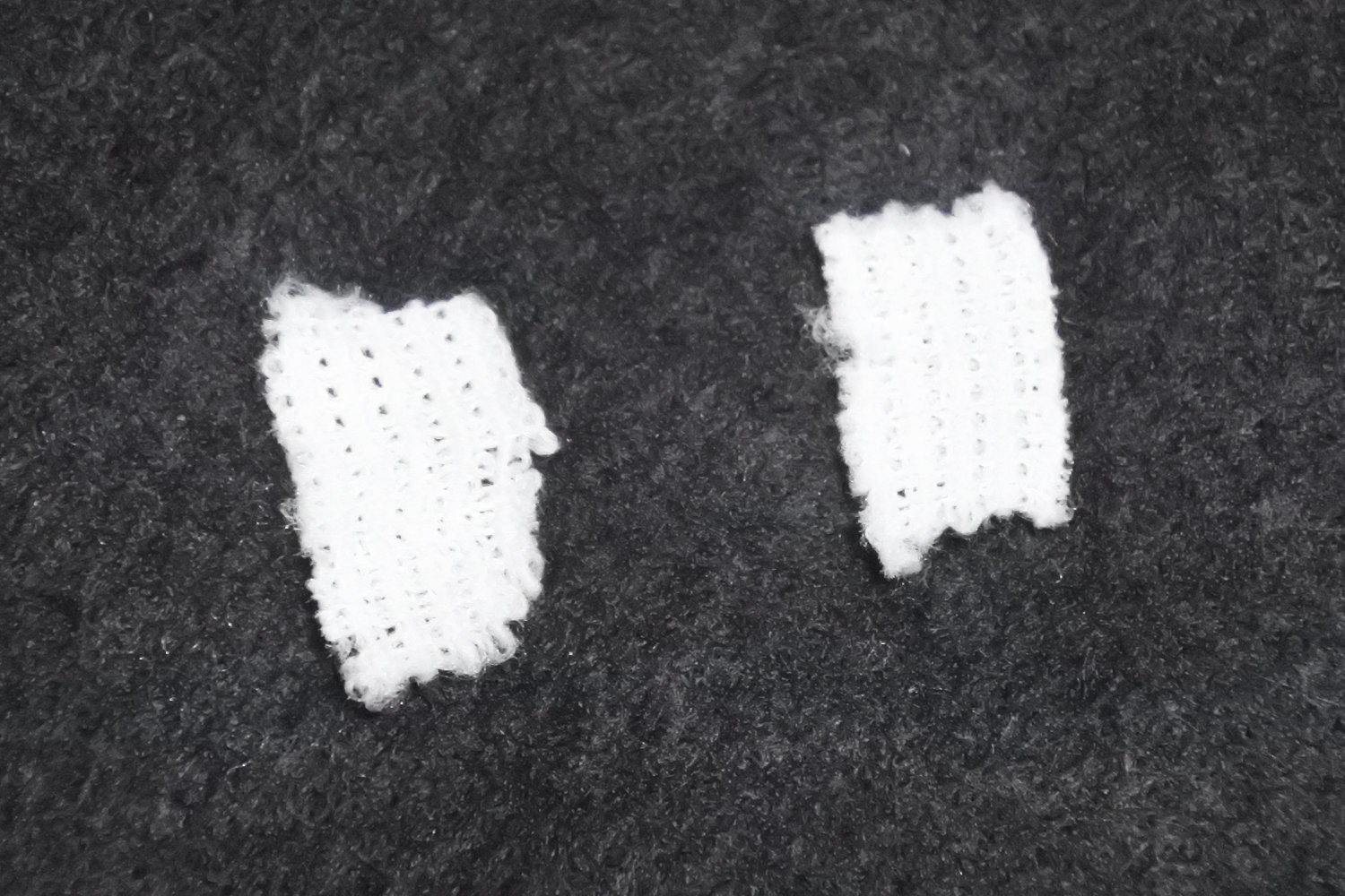 切り分けたサポーターの写真