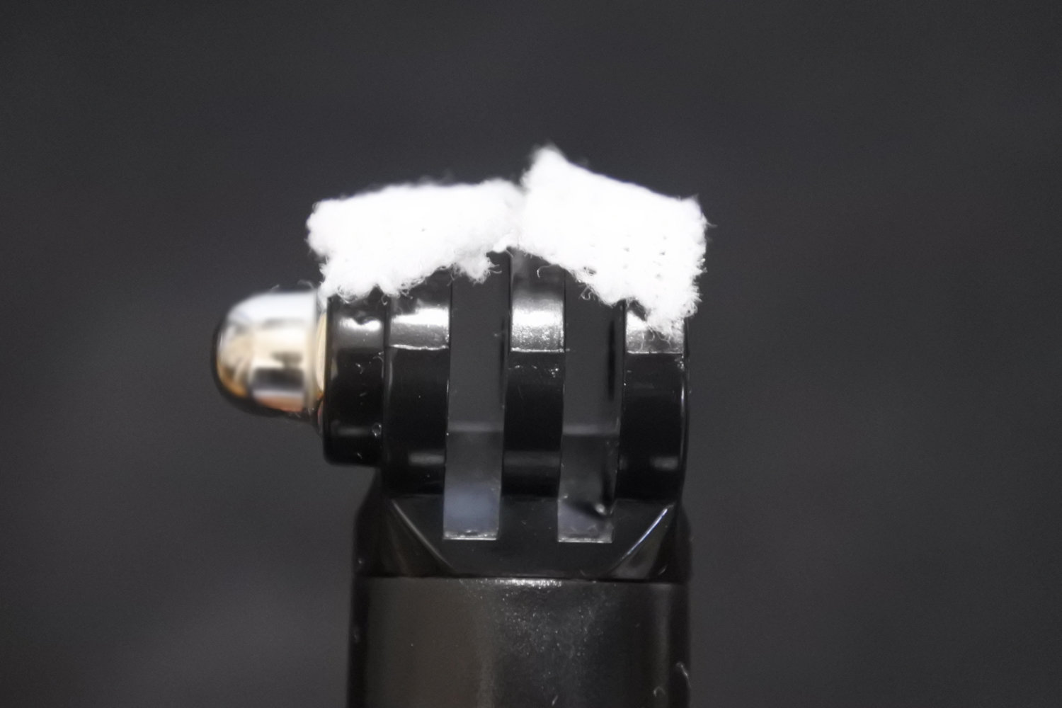 切り分けたサポーターをジョイントにのせた写真