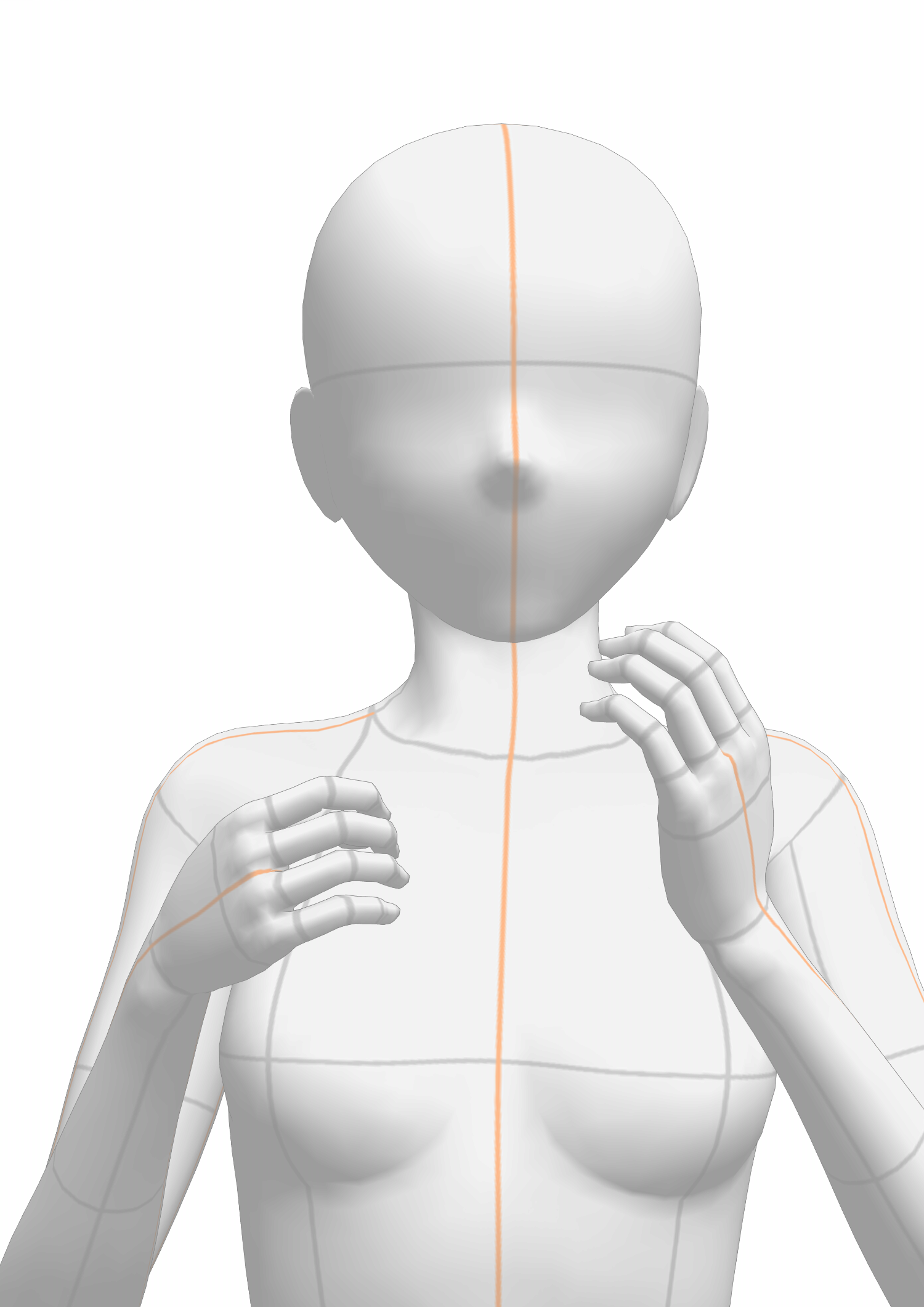 オリジナルイラスト5作目のデッサン人形の画像